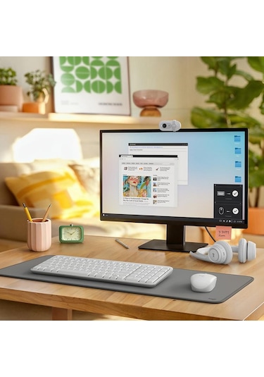 Logitech K251 Kâşığız Bluetooth Klavye, İş Laptopu Ofis Kullanımı Beyaz