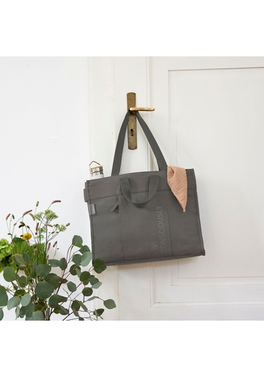 Lassig Tote Up Bebek Bakım Seyahat Çantası Anthracite Antrasit