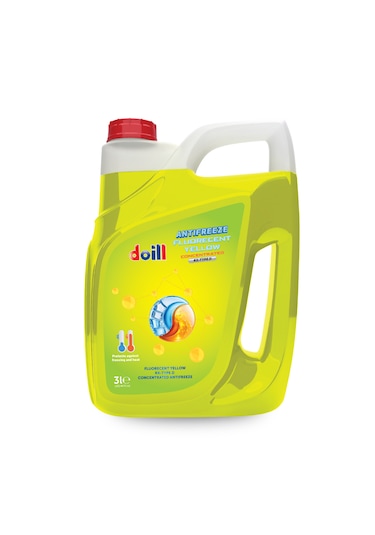 Doill Konsantre - Saf Flore Sarı Antifriz - G11 3 L