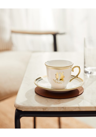 Madame Coco Mireille 4'lü Kahve Fincan Takımı - Renkli - 90 Ml Çok Renkli