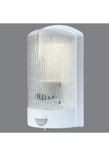 Mutlusan Sensörlü E-27 Duylu Duvar Apliği Beyaz