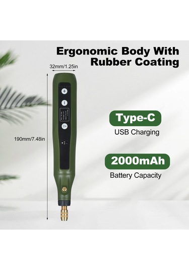 Suofeng 5 Hız Ayarlı Mini Döner Alet Seti - 34 Aksesuarlı Çok Amaçlı El Aleti, Gravür, Zımpara, Parlatma, Oyma İçin