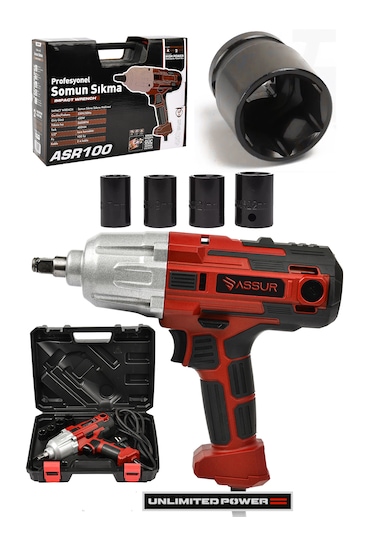 Assur ASR100 450W Elektrikli Somun Sıkma Kırmızı