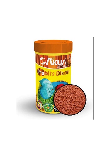 Art Akua Probits Discus Süs Balığı Etçil Balık Yemi 100 G