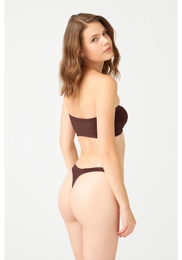 Lazer Kesim Kadın Tanga Külot 6'lı Paket Renkli-2 Çok Renkli