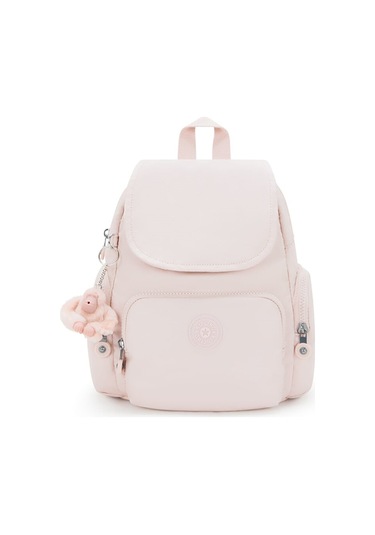 Kıplıng City Zip Mini Küçük Boy Sırt Çantası Pembe Pınk Shıne Pembe
