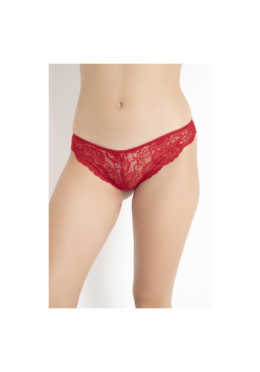 G-box 927 Kadın Dantel Brazılıan Slip Kuş Detay 001