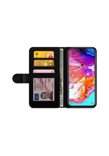 Bjornberry Kılıf Samsung Galaxy A70 - Dalgalar Çok Renkli