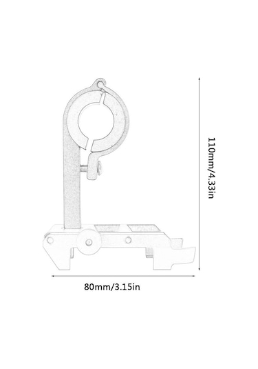 Bg-088 Alüminyum Alaşımlı Bisiklet Bisiklet Motosiklet Kolu Telefon Montaj Tutucu