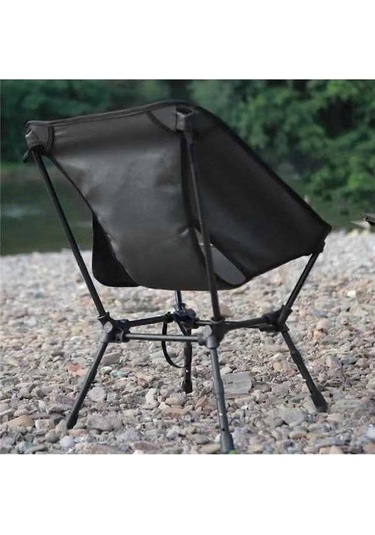 Bloomnest Yeni Tasarım Açık Hava Katlanır Kamp Sandalyesi - Krem Beyaz A748 Altın-siyah Altın - Siyah