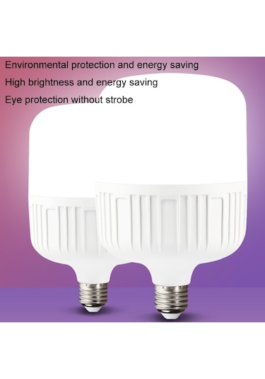 Sones 60w Led Ampul E27 Vidalı Enerji Tasarruflu Lamba Üçlü Savunma Ampulü Ev Fabrika Aydınlatması Ekonomi