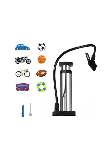 Bisiklet Pompa Lastik Hava Şişirme Pompası Araba Motor Bisiklet T