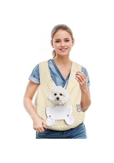 Seigawa Evcil Hayvan Sırt Çantası Dışarı Taşınabilir Kedi Köpek Seyahat Evcil Hayvan Göğüs Omuz Çantası