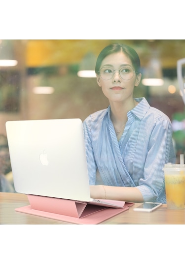 4'ü 1 Arada Evrensel Dizüstü Bilgisayar Tutucu Pu Su Geçirmez Koruma Bilek Dizüstü Bilgisayar Çantası, Boyut: 15 / 16 İnç Yeşil