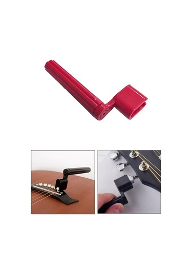 Midex W11-rd Gitar Tel Sarıcı Gitar Burgu Çevirici Kırmızı