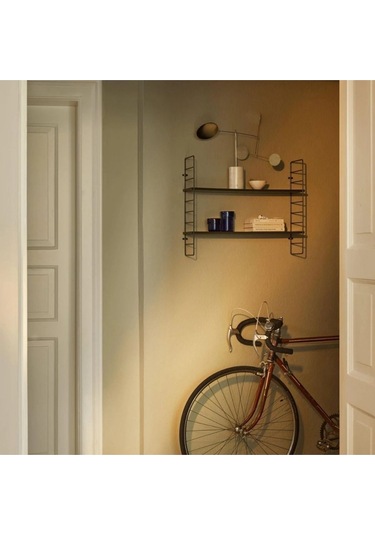 Kuzey Metal Duvar Rafı Siyah