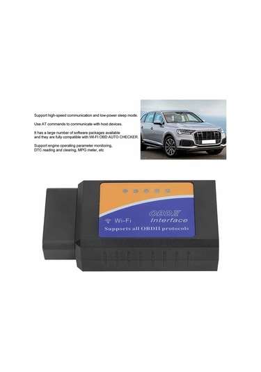Mufunye Wıfı Obd2 Araç Tarayıcı Elm327 Tarayıcı Adaptörü İos, Android Ve Windows Cihazları İçin Profesyonel Araç Arıza Dedektörü Teşhis Aracı, Kod Okuyucu Aracı