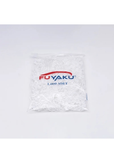 Fuyaku Kilitli İp Klips Beyaz 18 Cm 1.000 Adet