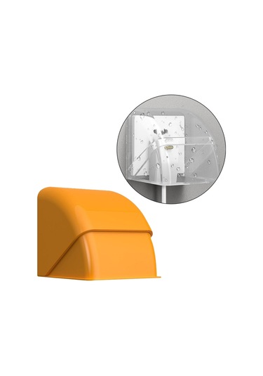 Homyl Banyo Priz Kutusu 86 Tip Seyahat Aksesuarları Toz Turuncu