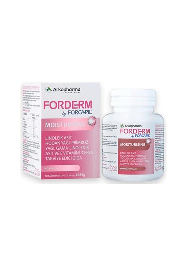 Arkopharma Forcapil Forderm Moisturising 60 Kapsül
