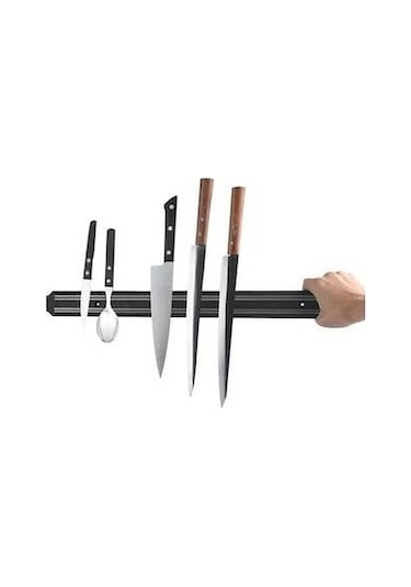 Mıknatıslı Bıçak Askısı Bıçak Tutucu Bıçak Askısı Duvara Monte 33 Cm