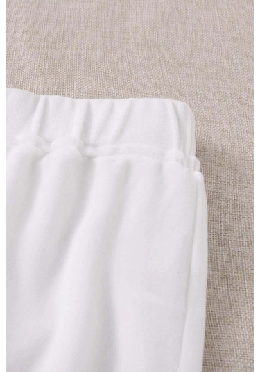 Merry See 3 Lü Set Kolsuz Peluş Polar Alt Üst Pijama Takımı 001