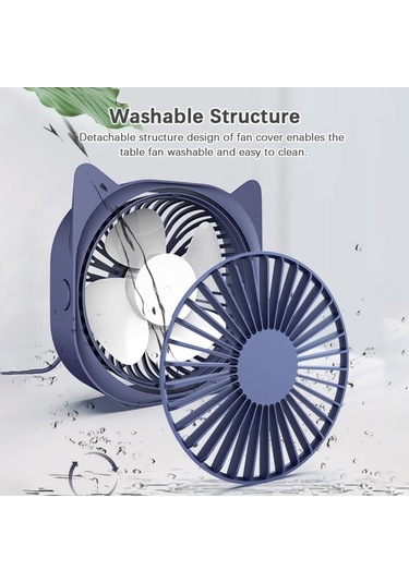 Pazly M105i Usb Masüstü Fanı - Sessiz, 360 Dön. Pembe, Ayrılab. Masaüstü, Ofis/küçük Ofis İçin