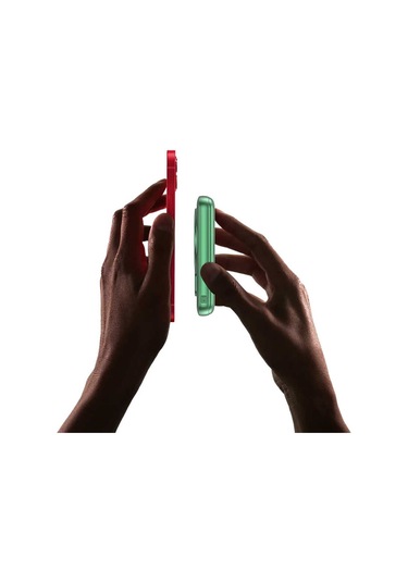 Led Göstergeli Kablosuz Magsafe Uyumlu 10000 Mah Powerbank Usb Ve Type-c Portlu, Wireless 5w Şarj Yeşil