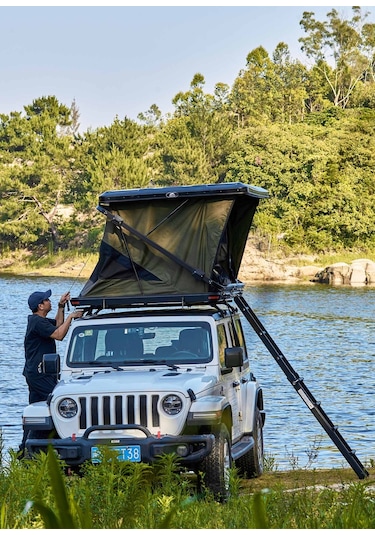 Wild Land Adventure Cruiser Pro Elektrikli Kurulum & Katlama Sistemiyle Sert Kabuklu 2-3 Kişilik Alüminyum Araç Üstü Çadır Siyah - Antrasit Wild Land Adventure Cruiser Pro Elektrikli Kurulum & Katlama Sistemiyle Sert Kabuklu 2-3 Kişilik Alüminyum Araç Üstü Çadır Siyah - Antrasit