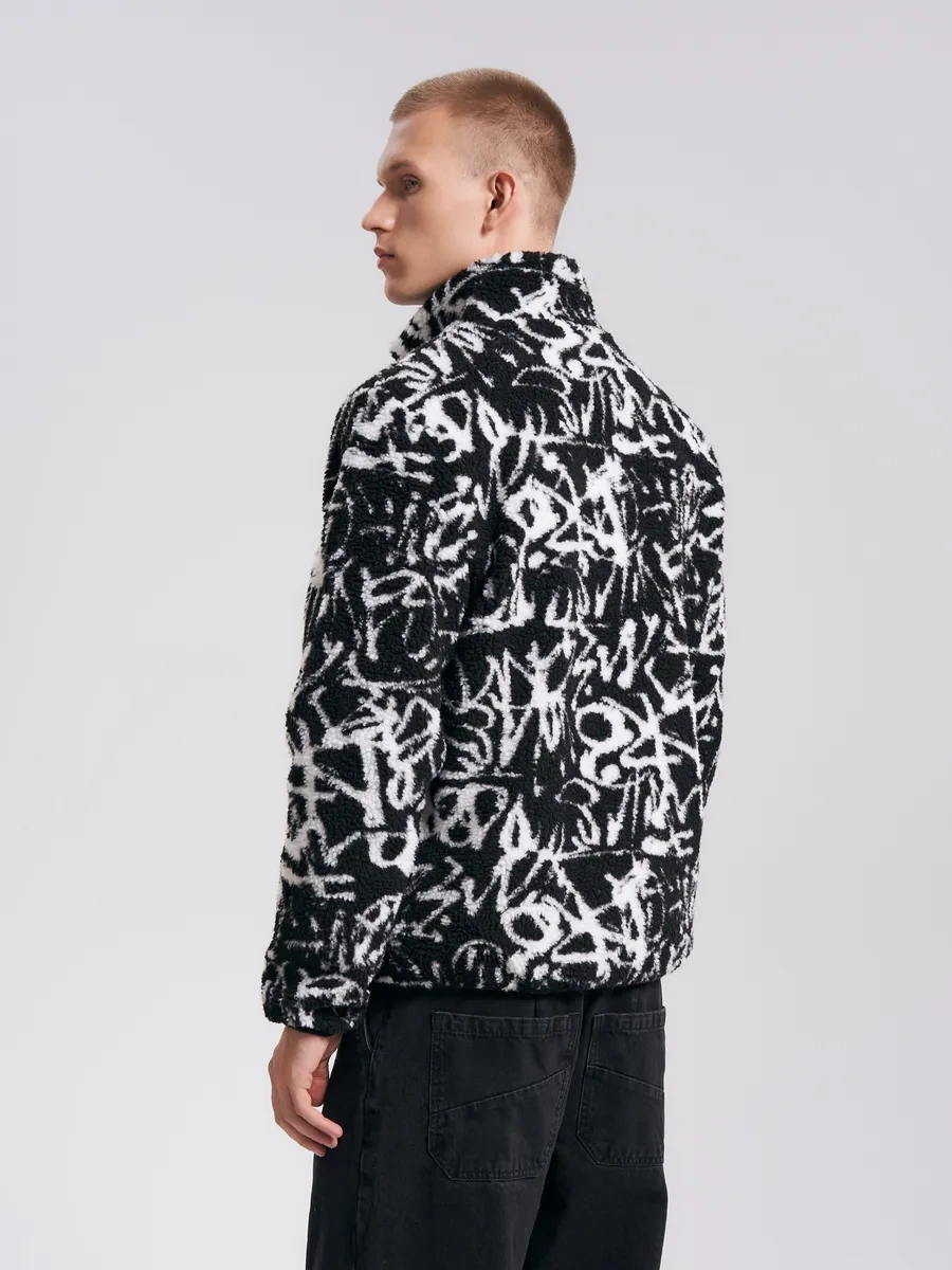 Tvoe Demisezonluk Peluş Çeburaşka Ceket 279300029 Siyah