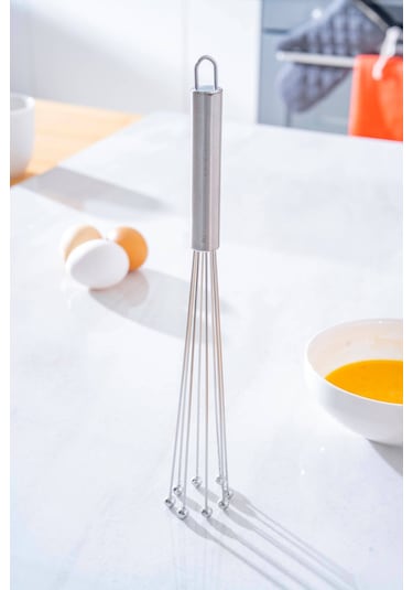 Evero Top Uçlu Çelik Çırpıcı - 30 Cm Inox
