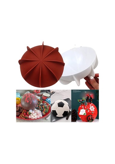 Gildedwill Pişirme Kalıbı Silikon Yarım Küre Tava Kubbe Silikon Kalıp Gezegen Kalıbı Yarım Daire Şeklinde Kek Kalıbı, Tuğla Kırmızısı Gildedwill Pişirme Kalıbı Silikon Yarım Küre Tava Kubbe Silikon Kalıp Gezegen Kalıbı Yarım Daire Şeklinde Kek Kalıbı, Tuğla Kırmızısı