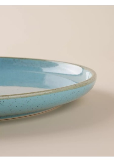 Sl Home 2 Adet Azura Servis Tabağı Seti, Ø 25,5 Cm Porselen 200580854 Açık Mavi