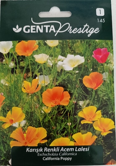 Genta Karışık Renkli Acem Lalesi Tohumu