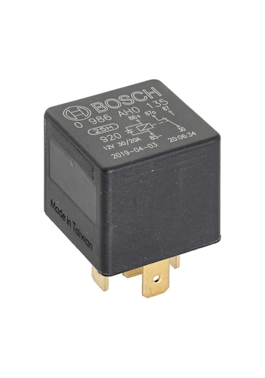 12V 30/20A Diyotlu Çift Platin Mini Röle 5 Fiş Bosch 0986AH0135