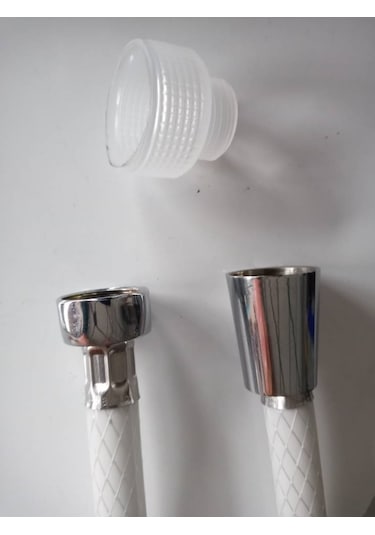 Metal Başlıklı Plastik Duş Hortumu 2 Metre