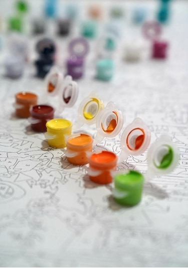 Sayılarla Boyama Tuval Seti 40x50 Cm - Harry Potter