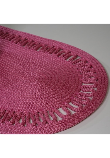 Zengin Design Home Zdh-802 Oval Runner Pembe
