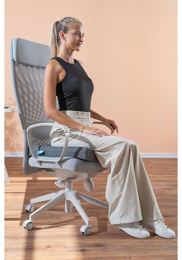 Jelli Visco Tekerlekli Sandalye Minderi Visko Kare Oturma Minderi Serinleten Minder 45x43x7 Cm