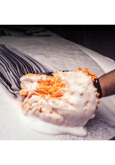 Nasiol Süper Yumuşak Çift Taraflı Peluş Araç Yıkama Eldiveni