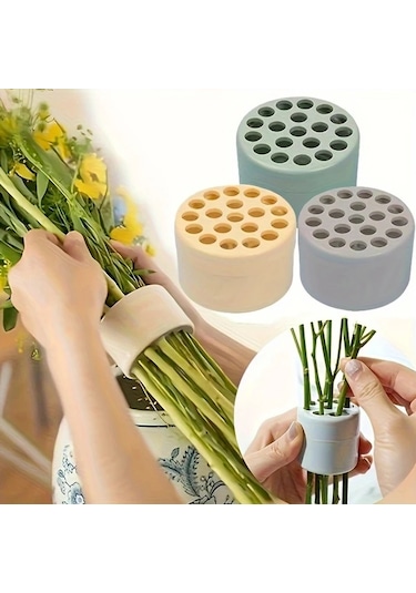 Cordial Yeşil Çiçek Düzenleme Aracı, Yeniden Kullanılabilir Buket Sap Tutucu, Dıy Düğün Çiçekleri