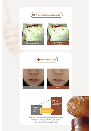 Kuru Ve Cansız Ciltlere Arı Poleni İçerikli Nemlendirici Peeling Maskebee Pollen Renew Honey Mask