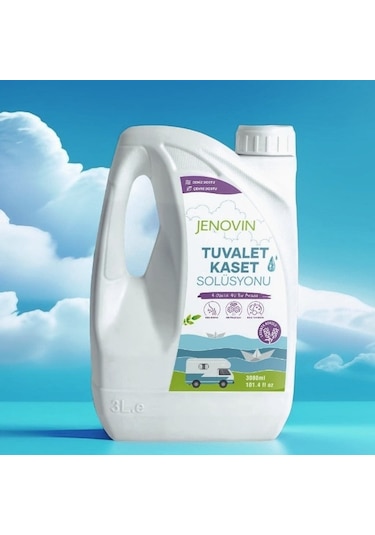 Jenovin Doğa Dostu Lavanta Aromalı Karavan Wc Kimyasalı + Ölçek 3 L