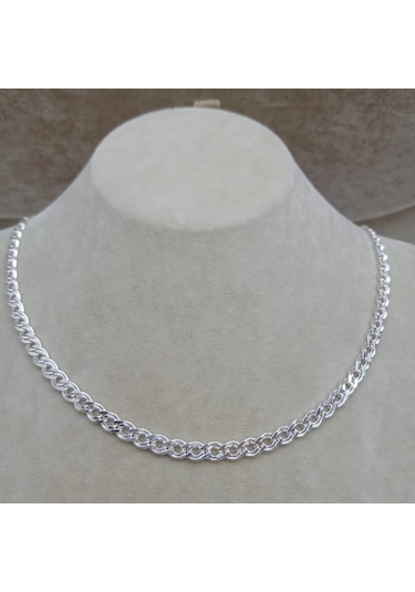 925 Ayar Gümüş Nonna Model Zincir Kolye 5 Mm
