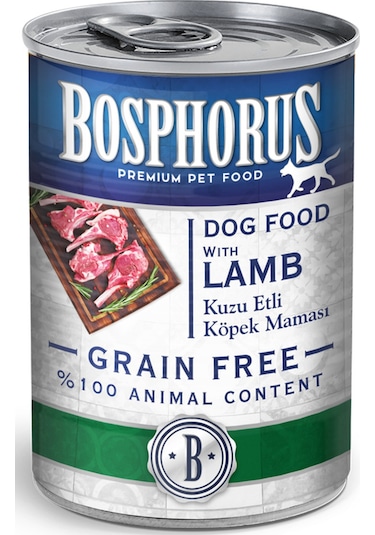 Bosphorus Kuzu Etli Köpek Konservesi 415 Gr X 48 Adet Parça Etli