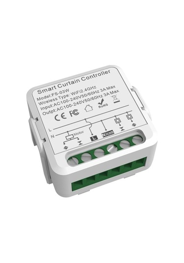 Pazly Tüyümlü Perde Anahtarı Zigbee Wi-fi Akıllı Anahtar Modülü, Ev, Otel, Apartman, Ofis İçin Zeka Ev Sistemi, Tuya App Desteği 1pcs Tuya App