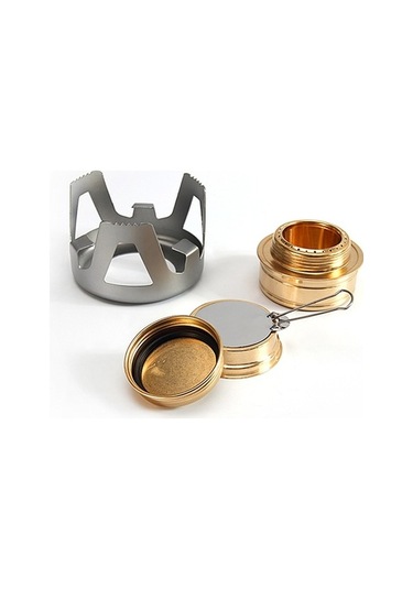 Prestigegoods Halın Altın Sarı Mini Gaz Brülör, Kamp & Piknik İçin Kullanışlı Sarı