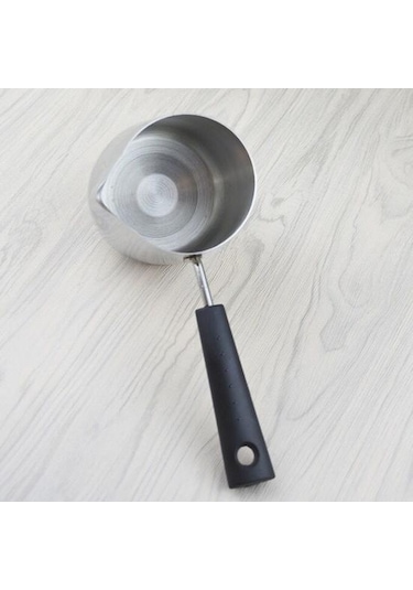 Paslanmaz Çelik Dıy Mum Balmumu Eritme Potası Sürahi Sabun Eriyik Süt Köpürtme 350ml