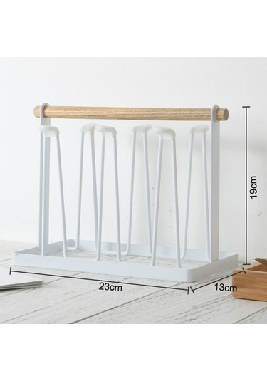 Dancemonkey Demir Mutfak Bardaklık Drenaj Rafı Altın Renk Çok Renkli