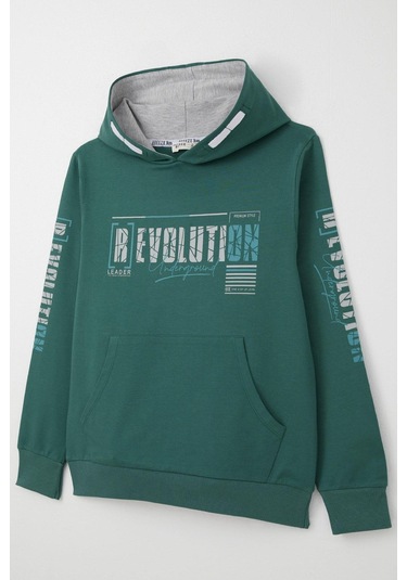 Breeze Erkek Çocuk Sweatshirt Kapüşonlu Kanguru Cepli 9-16 Yaş, Petrol Yeşili Petrol Yeşili Breeze Erkek Çocuk Sweatshirt Kapüşonlu Kanguru Cepli 9-16 Yaş, Petrol Yeşili Petrol Yeşili